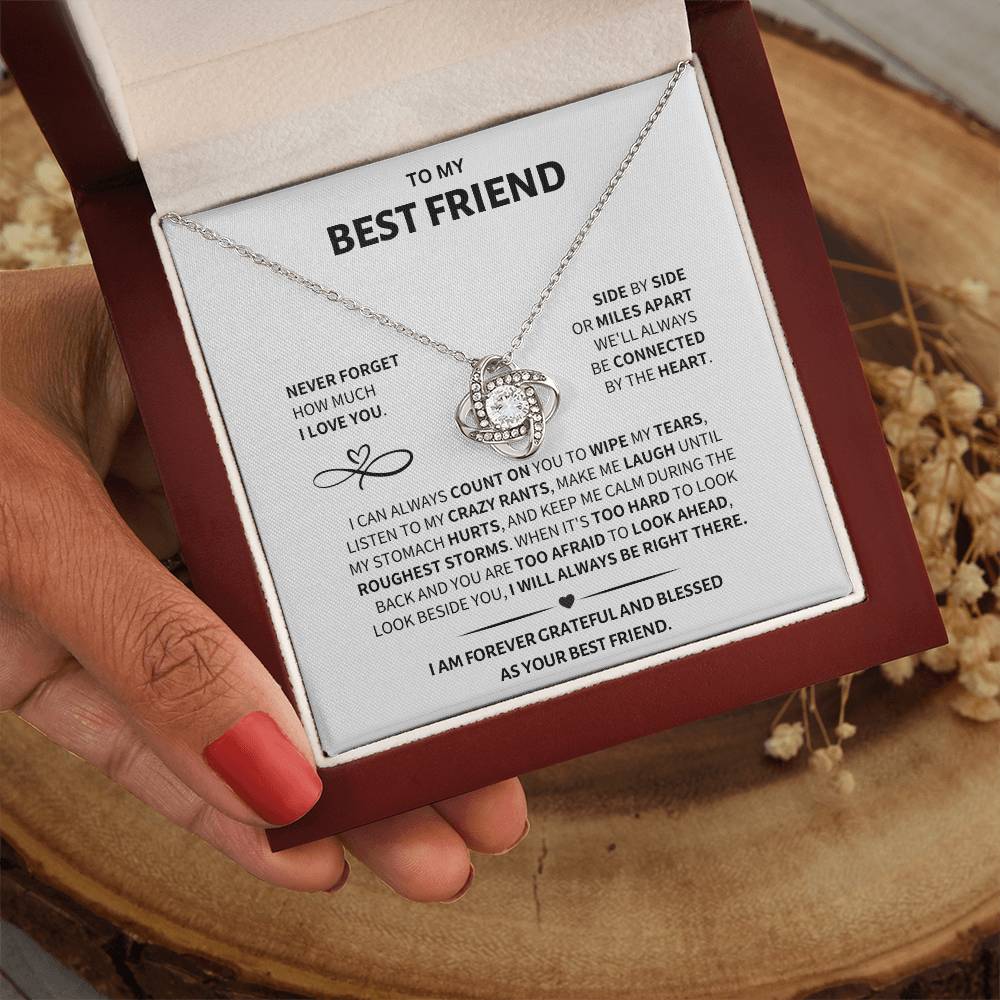 Best Friend Gift- Love Knot Necklace - Image 10