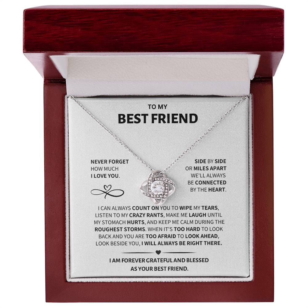 Best Friend Gift- Love Knot Necklace - Image 3