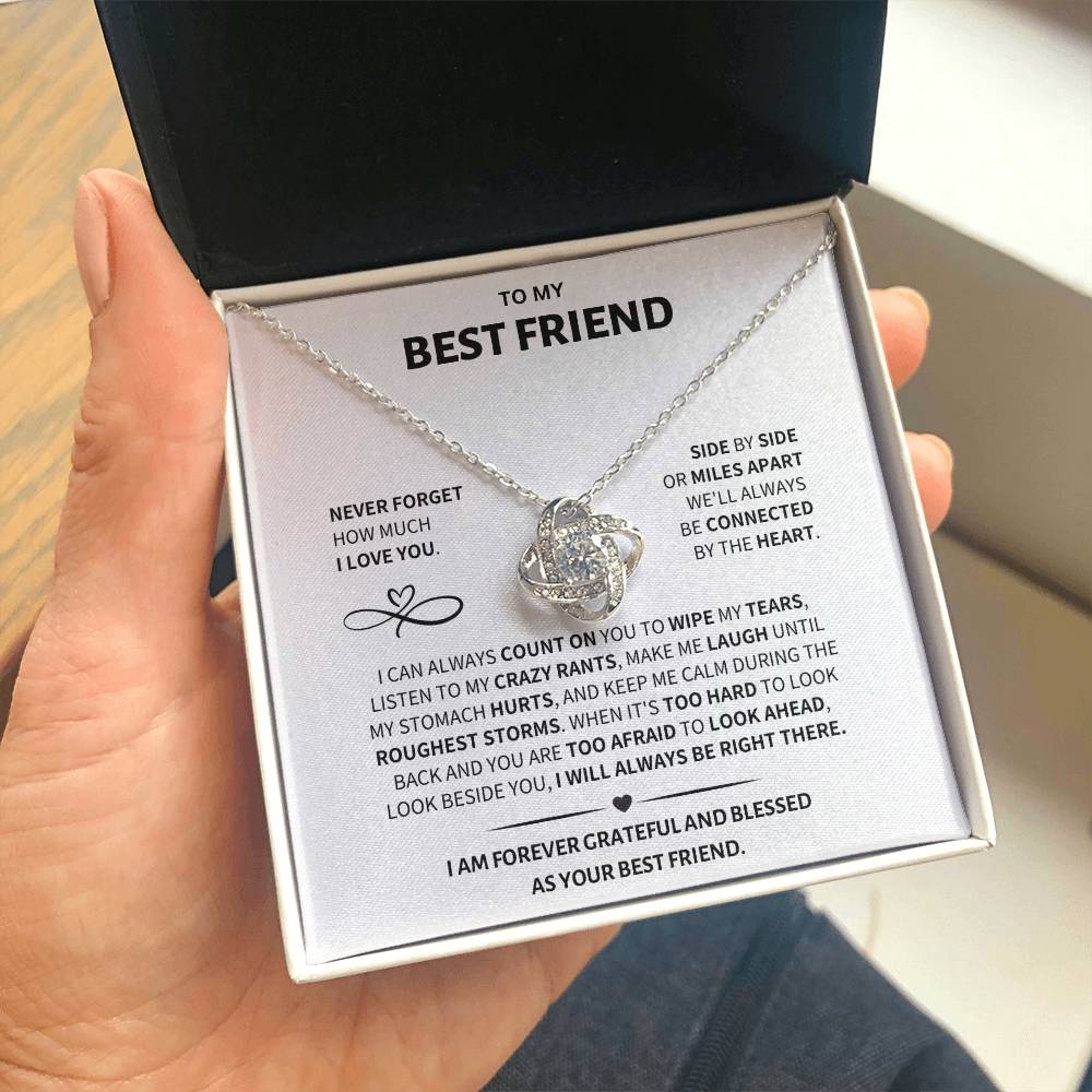 Best Friend Gift- Love Knot Necklace - Image 6