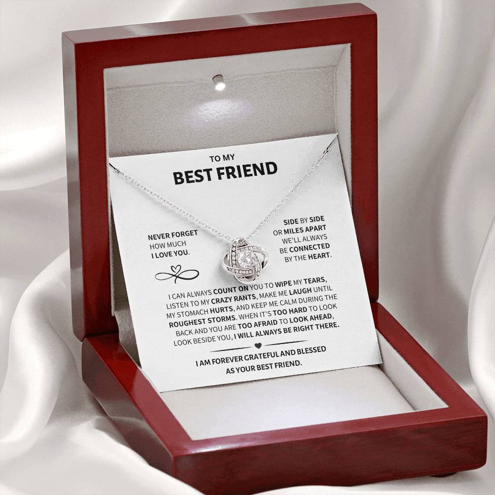 Best Friend Gift- Love Knot Necklace - Image 8