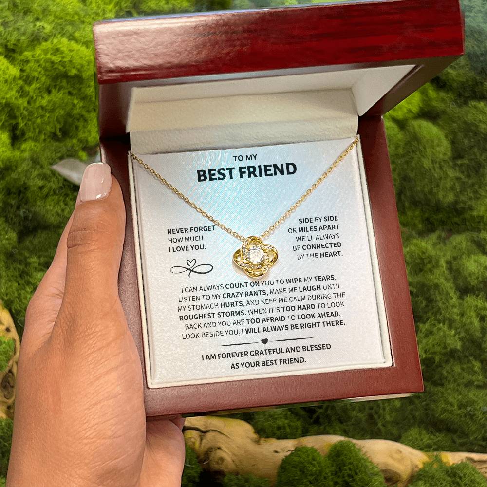 Best Friend Gift- Love Knot Necklace - Image 9