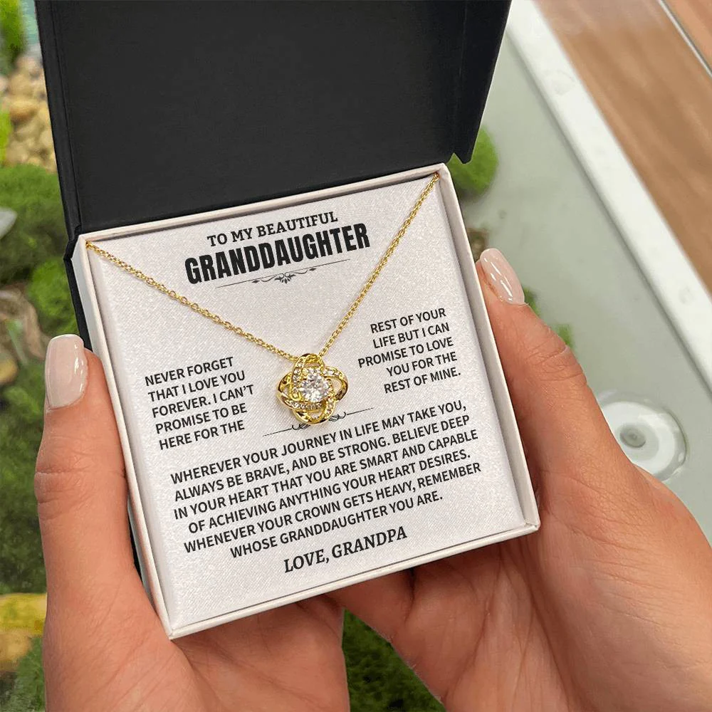 To My Granddaughter Gift From Grandpa, "Never Forget That I Love You" - Image 7