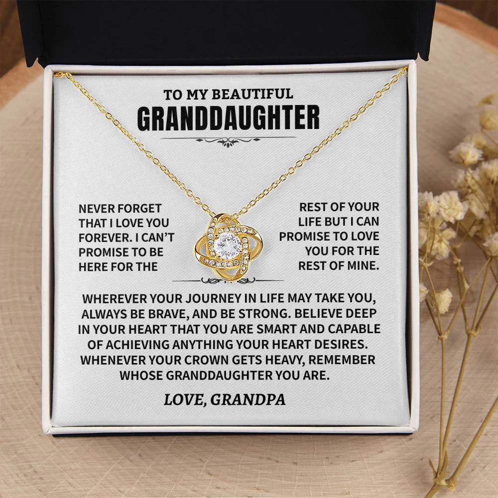 To My Granddaughter Gift From Grandpa, "Never Forget That I Love You" - Image 9