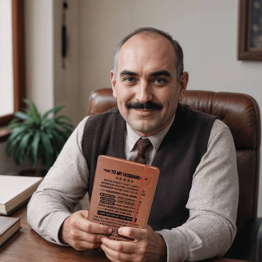 Husband Gift, "Straighten Your Crown", Graphic Journal - Image 5