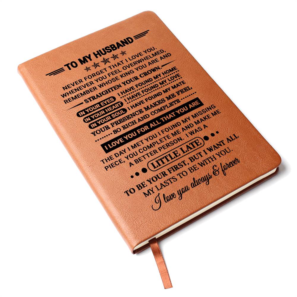 Husband Gift, "Straighten Your Crown", Graphic Journal - Image 9