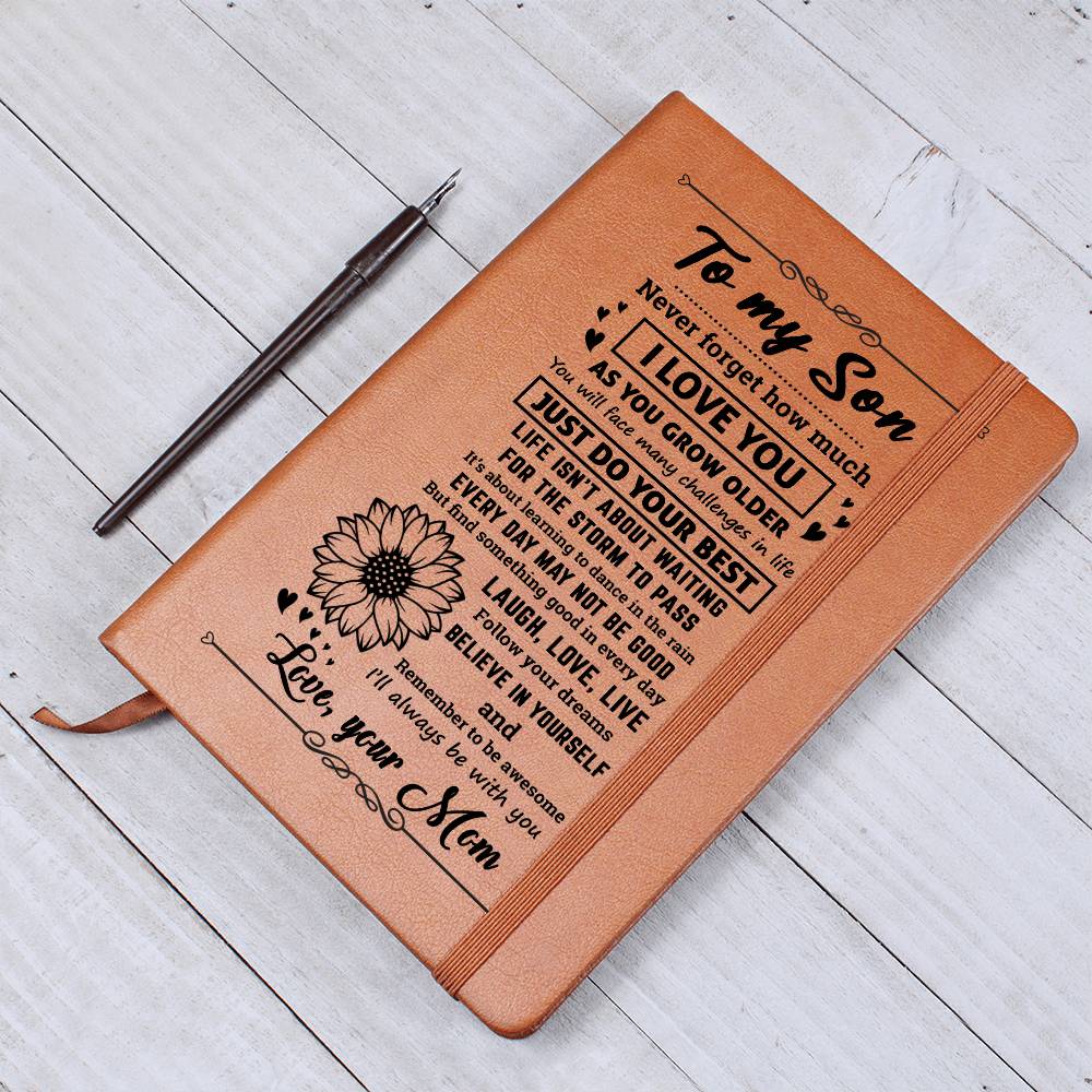 Son Gift From Mom, "Believe In Yourself", Graphic Journal - Image 3