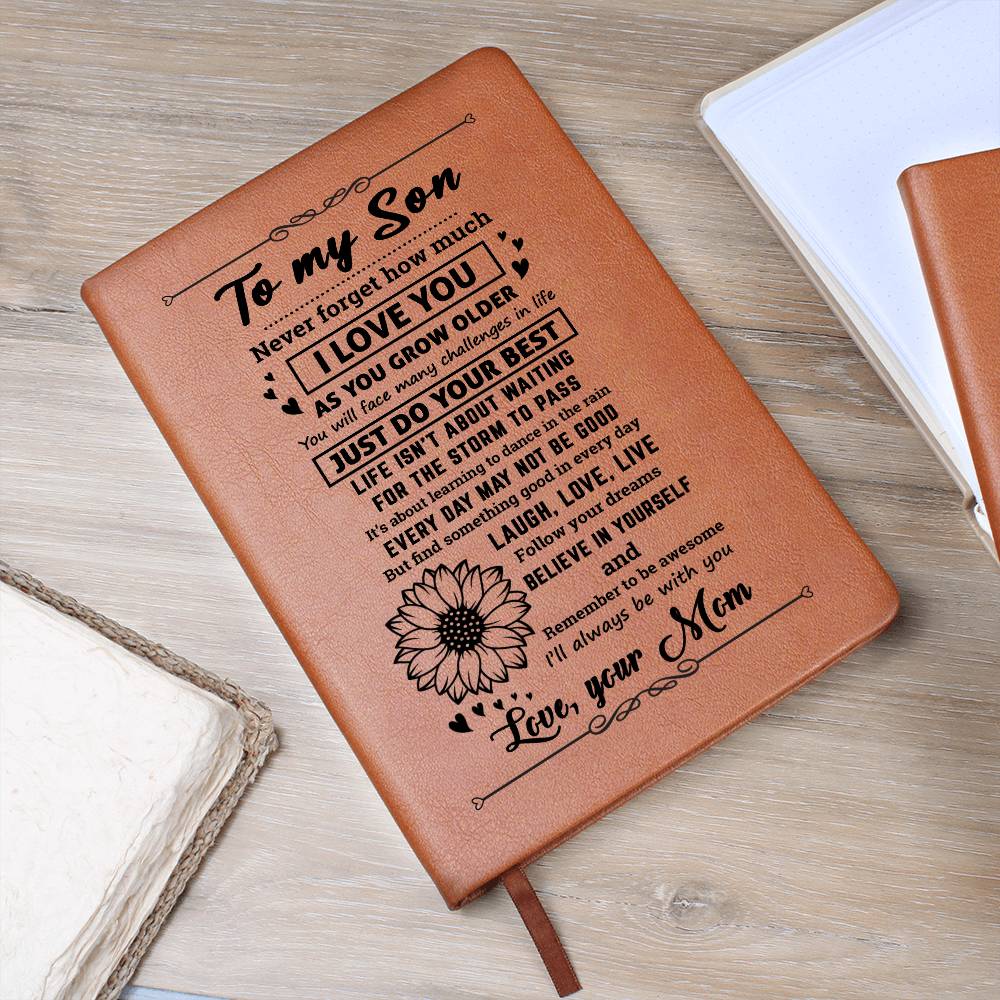 Son Gift From Mom, "Believe In Yourself", Graphic Journal - Image 6