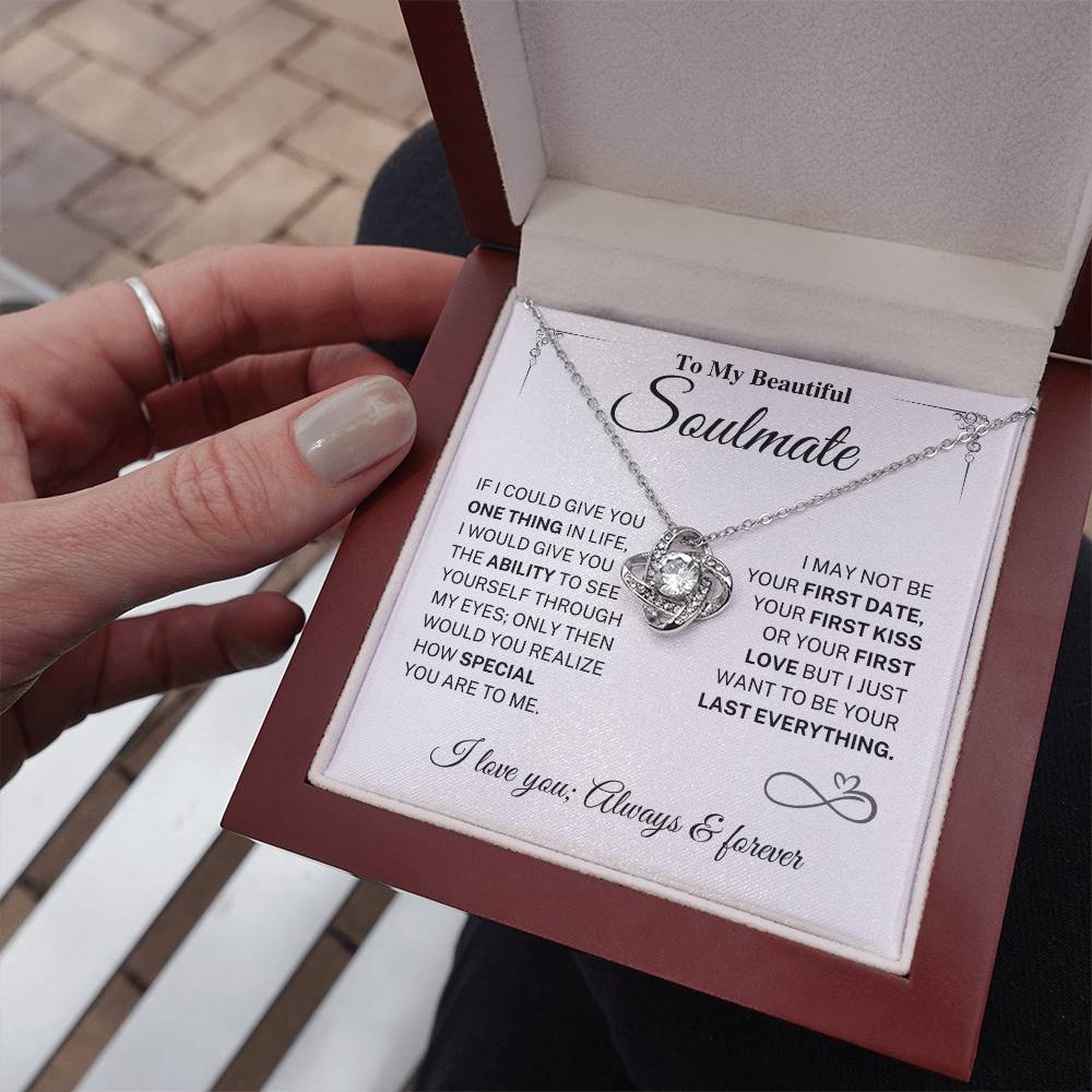 Soulmate Gift-Last Everything-Love Knot Necklace - Image 8
