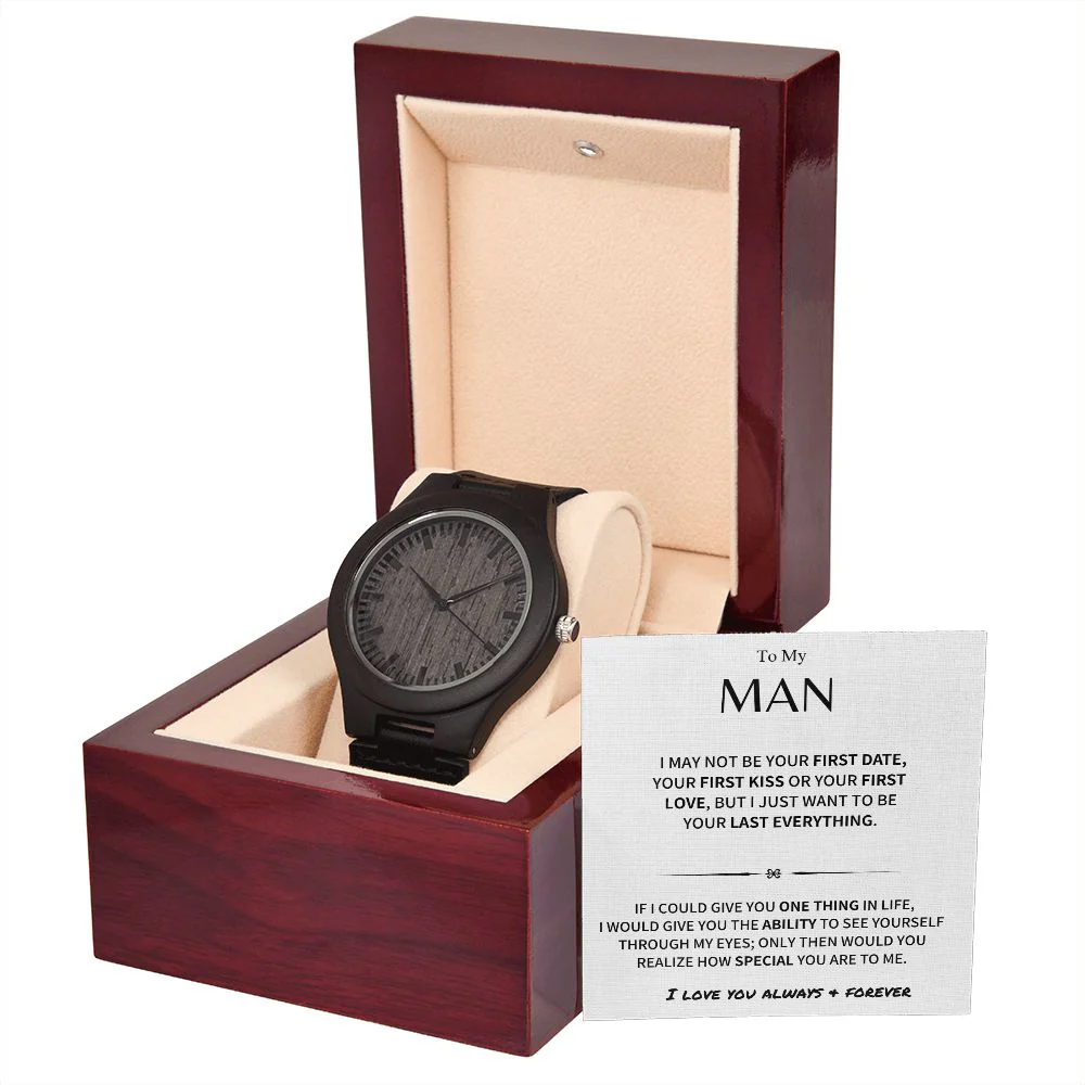 My Man Gift- Wooden Watch - Image 4