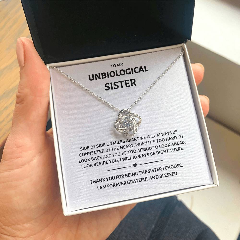 Unbiological Sister Gift- Forever Grateful and Blessed - Image 4