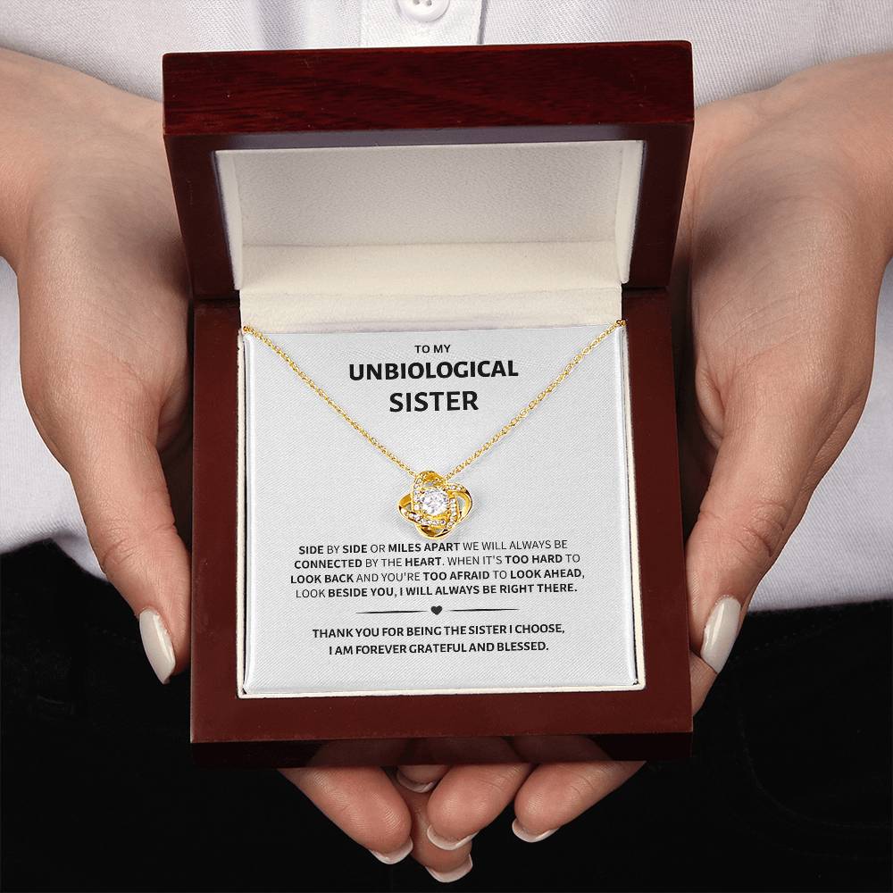 Unbiological Sister Gift- Forever Grateful and Blessed - Image 7